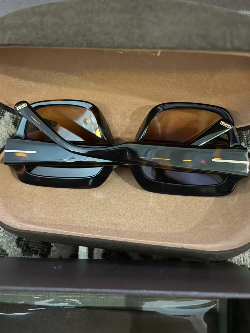 TOM FORD Tortoiseshell Acetate Sunglasses - Picture 2 of 6
